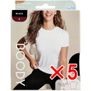 【 まとめ買い5個セット 】 BOODY クルーネックTシャツ Sサイズ ブラック