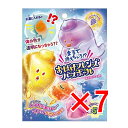 【 まとめ買い7個セット 】 まるで消えちゃう!? おばけフレンズ バスボール 発泡タイプの入浴料 もぎたてのぶどうの香り 65g 1回分 【 送料無料 】