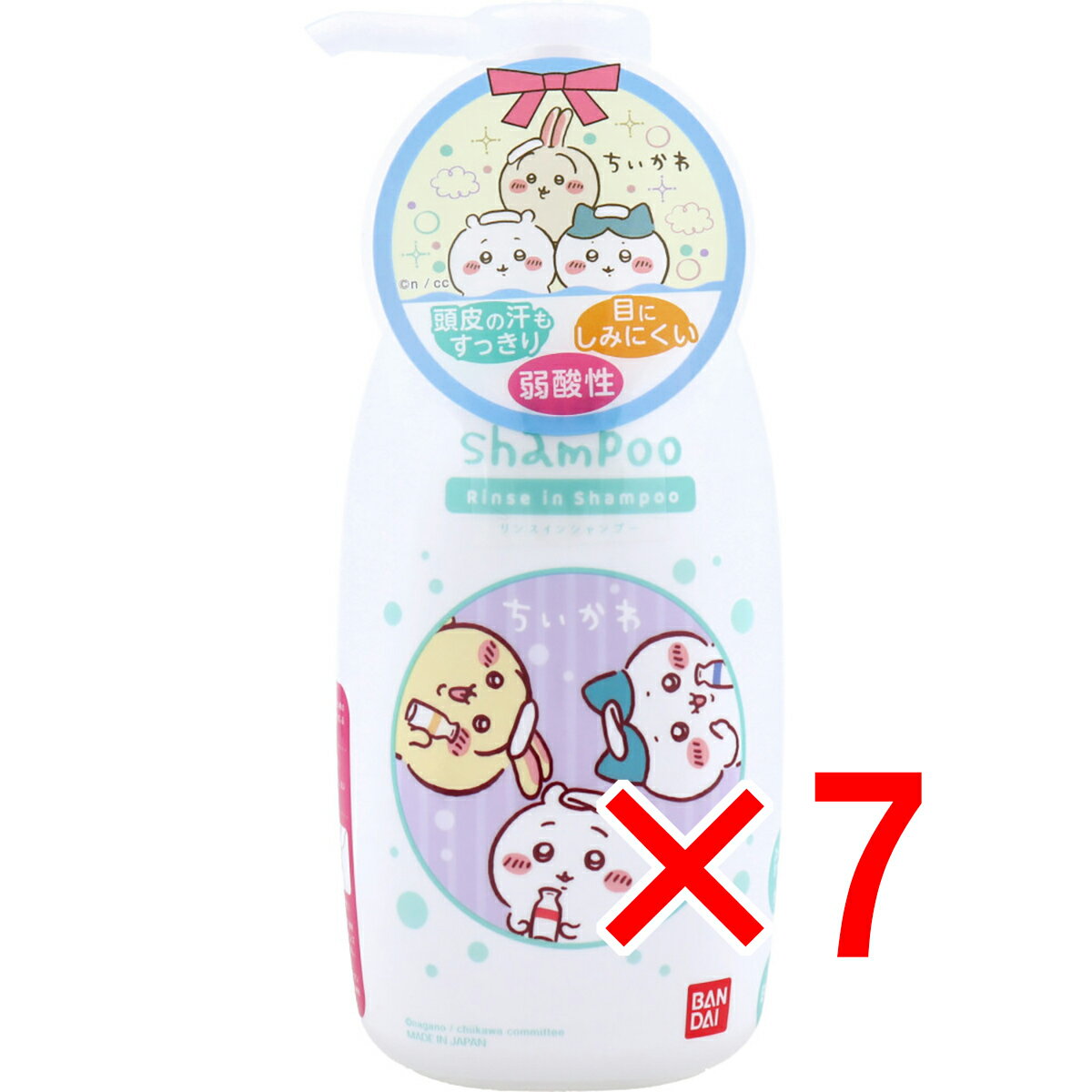 【 まとめ買い7個セット 】 リンスインシャンプー ちいかわ スイートシャボンのかおり 300mL 【 送料無料 】