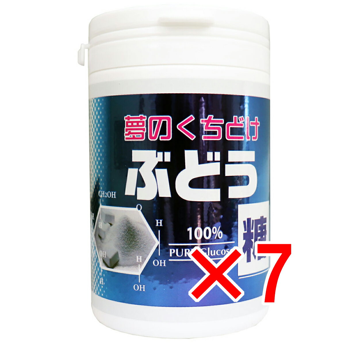 【 まとめ買い7個セット 】 夢のくちどけ ぶどう糖 ボトル入 135g