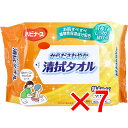 【 まとめ買い7個セット 】 ハビナース からださわやか清拭タオル 30枚入 【 送料無料 】