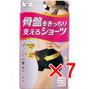 【 まとめ買い7個セット 】 スリムウォーク 骨盤をきっちり支えるショーツ Mサイズ ブラック