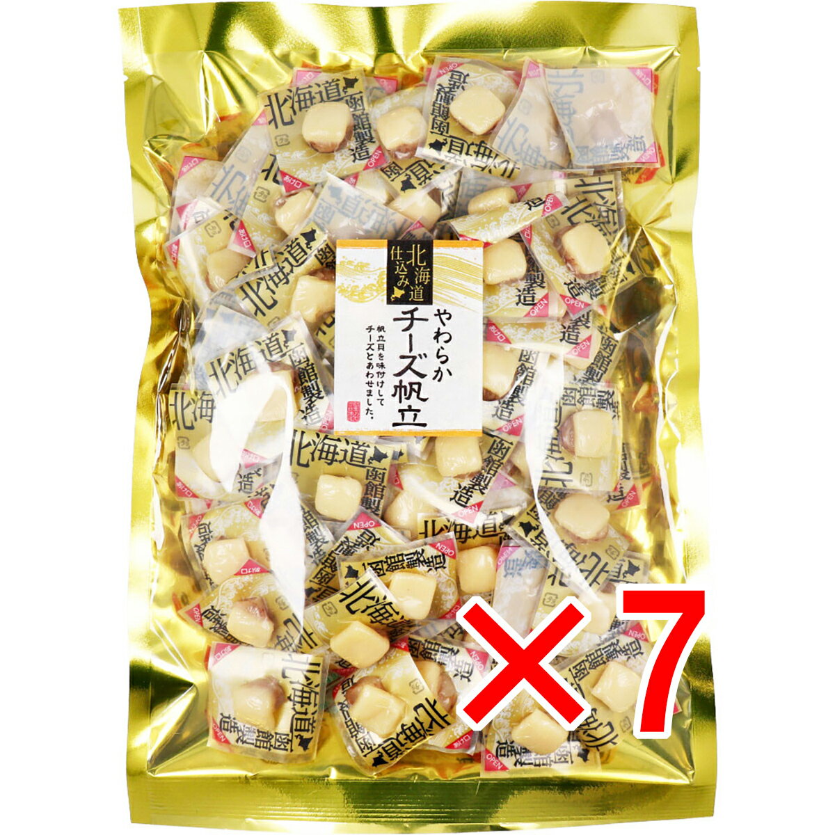 【 まとめ買い7個セット 】 北海道仕込み やわらかチーズ帆立 470g