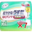 【 まとめ買い7個セット 】 リフレ はくパンツ 軽やかなうす型 お得用パック Lサイズ 30枚入 【 送料無料 】