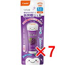 【 まとめ買い7個セット 】 コンビ テテオ 歯みがきサポート新習慣ジェル グレープ味