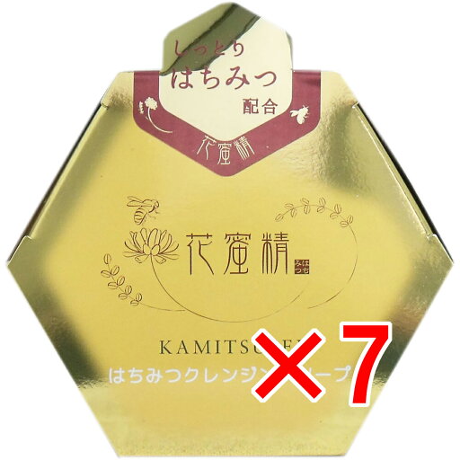 【 まとめ買い7個セット 】 花蜜精 はちみつ クレンジングソープ 85g 【 送料無料 】 【 まとめ買い7個セット 】 花蜜精 はちみつ クレンジングソープ 85g 【 送料無料 】