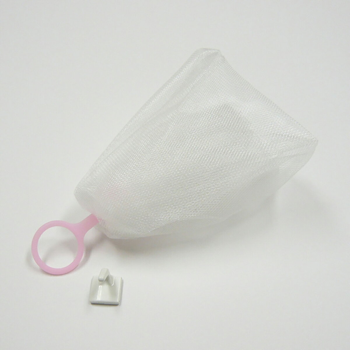 【 まとめ買い2個セット 】 ホイップ洗顔せっけんポケット付 洗顔用泡立てネット 1個入