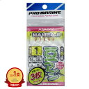 【楽天1位】プロマリン PRO MARINE 豆アジピンクサビキ 1号 3枚セット | 送料無料 | 釣具 釣り具 仕掛 仕掛け サビキ釣り 釣り用品 | 楽天 月間MVP & 月間優良ショップ ダブル受賞店
