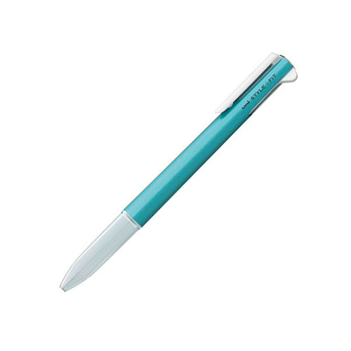 「 三菱鉛筆 ボールペン スタイルフィット 3色ホルダー クリップ付 メタリックブルー UE3H208-M33 」 
