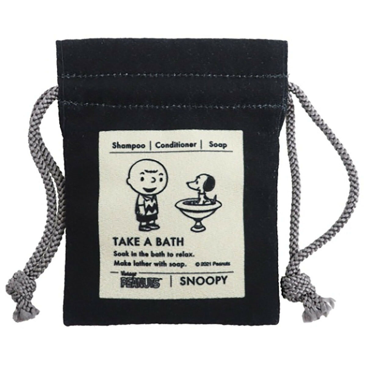 「 巾着袋 スヌーピー まめきんちゃく ポーチ 噴水 」 【 送料無料 】 【 楽天 月間MVP & 月間優良ショップ ダブル受賞店 】のサムネイル