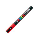 「 三菱鉛筆 水性ペン ポスカ 細字 赤 PC3M-15 」 【 楽天 月間MVP & 月間優良ショップ ダブル受賞店 】