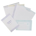 「 レターセット IROMEE チェック ダイヤ型 封筒 レター チェック ミント 」 【 楽天 月間MVP & 月間優良ショップ ダブル受賞店 】