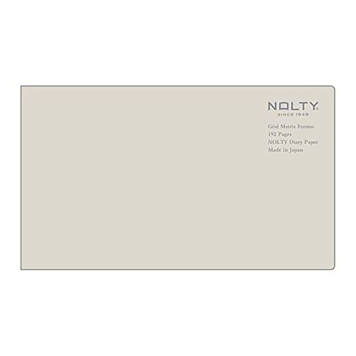 「 日本能率協会 ノート NOLTY ノート 方眼マトリクス 横型スリム グレージュ NTBNT3206 」 【 楽天 月間MVP & 月間優良ショップ ダブル受賞店 】のサムネイル
