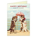 「 銀座吉田 カード グリーティングカード HBDキャット5 44-848 」 【 楽天 月間MVP & 月間優良ショップ ダブル受賞店 】