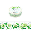 「 ワールドクラフト マスキングテープ キラキラマスキングテープ White clover KRMT15-065 」 【 楽天 月間MVP & 月間優良ショップ...