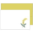 「 エルコミューン ミニカード mois et fleurs ミニメッセージカードセット mimosa MOF-103 」 【 楽天 月間MVP & 月間優良シ...