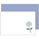「 エルコミューン ミニカード mois et fleurs ミニメッセージカードセット ajisai MOF-106 」 【 楽天 月間MVP & 月間優良ショップ ダブル受賞店 】