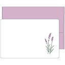 「 エルコミューン ミニカード mois et fleurs ミニメッセージカードセット lavender MOF-107 」 【 楽天 月間MVP & 月間優...