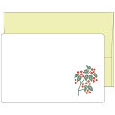 「 エルコミューン ミニカード mois et fleurs ミニメッセージカードセット checkerberry MOF-112 」 【 楽天 月間MVP & 月間優良ショップ ダブル受賞店 】