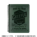 「 Hmmm!?&Greeful ノート Greefulリングノート B6 5mm方眼 スモーキーグリーン GR644561 」 【 楽天 月間MVP & 月間優良ショップ ダブル受賞店 】