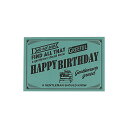「 Hmmm!?&Greeful グリーティングカード Greefulグリーティングカード S HAPPY BIRTHDAY ライトブルー GR644691 」...