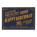「 Hmmm!?&Greeful グリーティングカード Greefulグリーティングカード M HAPPY BIRTHDAY ネイビー GR644769 」 【...
