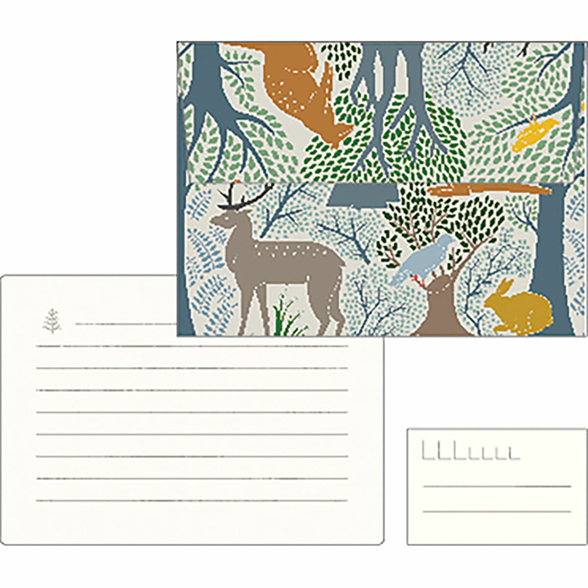 「 エルコミューン レターセット RESFEBER forest RFB-304 」 【 送料無料 】 【 楽天 月間MVP & 月間優良ショップ ダブル受賞店...