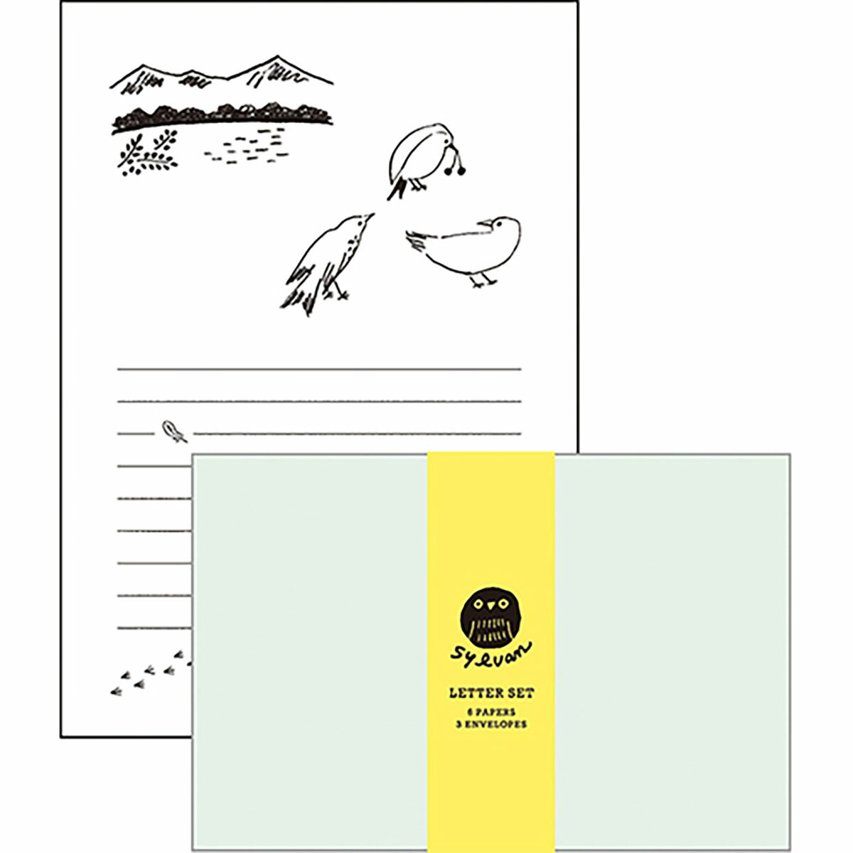 「 エルコミューン レターセット SYLVAN LETTER SET Bird SLV-004 」 【 送料無料 】 【 楽天 月間MVP & 月間優良ショップ...
