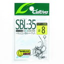 「 オーナー OWNER カルティバ SBL-35 シングル35 バーブレス フック #8 」 【 楽天 月間MVP & 月間優良ショップ ダブル受賞店 】 釣...