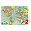 【 まとめ買い ×2個セット 】 「 銀座吉田 カード グリーティングカード ワールドマップ 44-179 」 【 楽天 月間MVP & 月間優良ショップ ダブ...