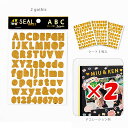 【 まとめ買い ×2個セット 】 「 いろは出版 シール 4 you decoration アルファベット gothic GD4A-02 」 【 楽天 月間MV...