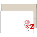 【 まとめ買い ×2個セット 】 「 エルコミューン ミニカード mois et fleurs ミニメッセージカードセット anemone MOF-102 」 ...