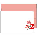 【 まとめ買い ×2個セット 】 「 エルコミューン ミニカード mois et fleurs ミニメッセージカードセット rose MOF-110 」 【 楽天 月間MVP & 月間優良ショップ ダブル受賞店 】