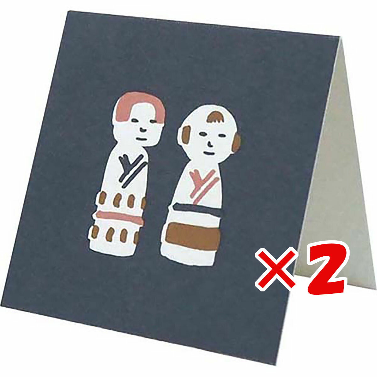 【 まとめ買い ×2個セット 】 「 エルコミューン ミニカード goyururi ヒトコトカード kokeshi GYR-061 」 【 楽天 月間MVP & 月間優良ショップ ダブル受賞店 】