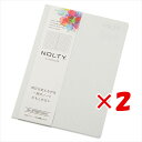 【 まとめ買い ×2個セット 】 「 日本能率協会 高品質ノート NOLTY ノート 横罫6.0mm B6 グレー NTBNT2302 」 【 楽天 月間MVP...