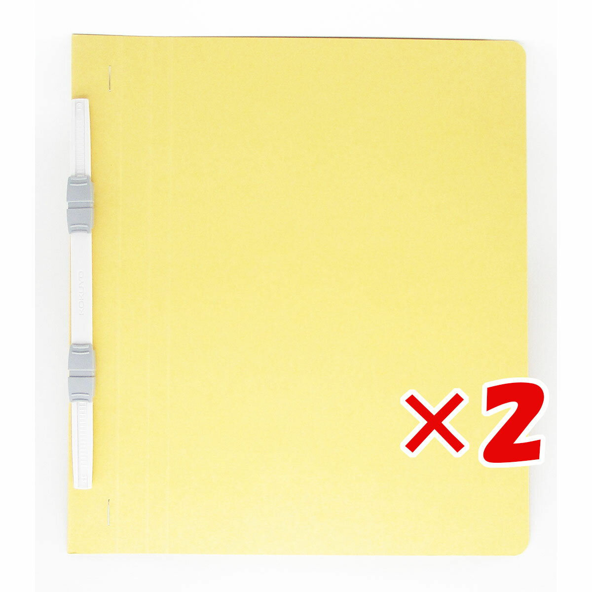 【 まとめ買い ×2個セット 】 「 コクヨ フラットファイル B5S 樹脂製とじ具 B5縦 15mmとじ 黄 フ-V11Y 」 【 送料無料 】 【 楽天 月...