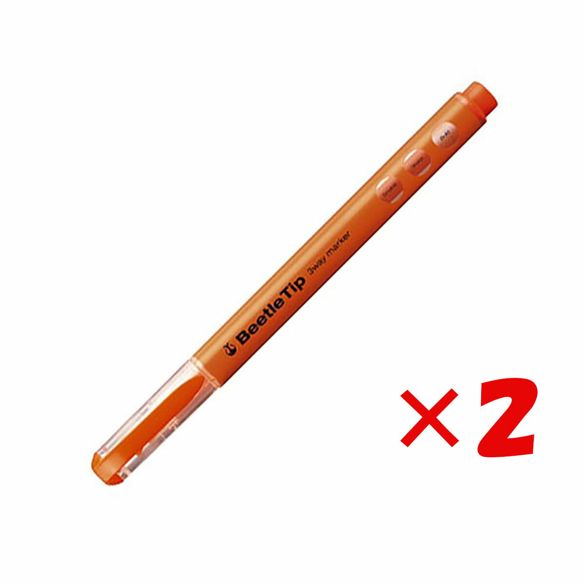 【 まとめ買い ×2個セット 】 「 コクヨ スリーウェイ蛍光マーカー ビートルティップ オレンジ PML301YR 」 【 送料無料 】 【 楽天 月間MVP...
