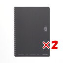 【 まとめ買い ×2個セット 】 「 コクヨ ノート ソフトリングノート ドット罫 A5・DM ダークグレー ス-SV331BT-DM 」 【 楽天 月間MVP...