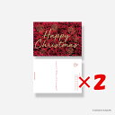 【 まとめ買い ×2個セット 】 「 ダイゴー ポストカード 日比谷花壇 typography-01 Red Roses N7740 」 【 楽天 月間MVP ...