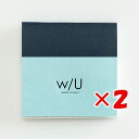 【 まとめ買い ×2個セット 】 「 ナカバヤシ メモ WUA7ブロックメモアイスブルー A7 アイスブルー WU-A701-3 」 【 楽天 月間MVP & ...