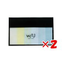【 まとめ買い ×2個セット 】 「 ナカバヤシ 付箋 WUスティックフセングリーンレモネード 6種各20枚 グリーンレモネード WU-FSTS-3 ふせん 」...