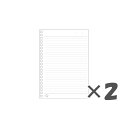 【 まとめ買い ×2個セット 】 「 リヒトラブ ツイストノート専用リーフ B6 B罫 N1666 」 【 楽天 月間MVP & 月間優良ショップ ダブル受賞店...