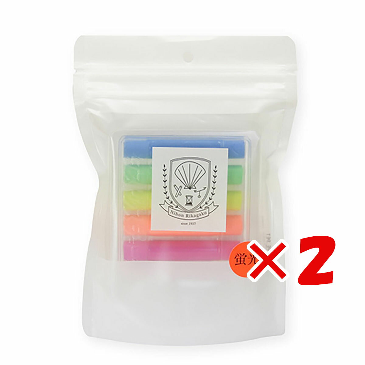 【 まとめ買い ×2個セット 】 「 日本理化学工業 チョーク ダストレス スクールシリーズチョーク ネオン SC5 」 【 楽天 月間MVP & 月間優良ショップ ダブル受賞店 】