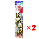 【 まとめ買い ×2個セット 】 「 釣り 針 SASAME ささめ針 テトラの穴釣り 赤糸付 針:12 ハリス:4 」 【 楽天 月間MVP & 月間優良ショ...