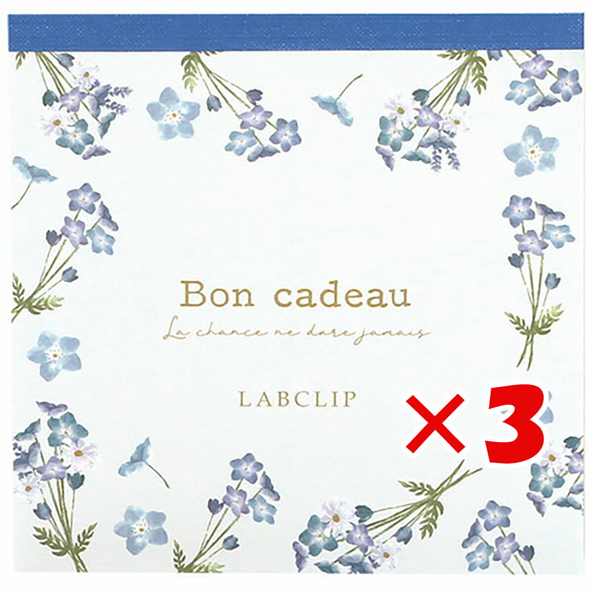 【 まとめ買い ×3個セット 】 「 ラボクリップ メモ ボンカドゥ/メモ ブルー 22A-BCME01-BL 」 【 送料無料 】 【 楽天 月間MVP & ...