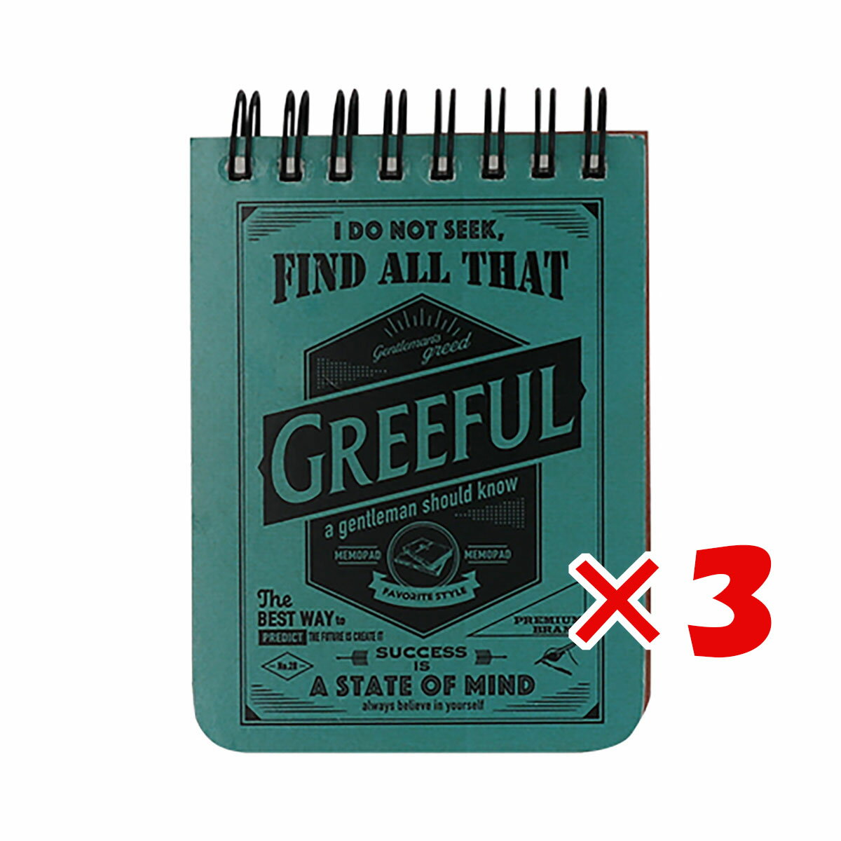 【 まとめ買い ×3個セット 】 「 Hmmm!?&Greeful メモ帳 Greefulメモ帳 ライトブルー GR644578 」 【 楽天 月間MVP & 月間優良ショップ ダブル受賞店 】