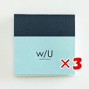 【 まとめ買い ×3個セット 】 「 ナカバヤシ メモ WUA7ブロックメモアイスブルー A7 アイスブルー WU-A701-3 」 【 楽天 月間MVP & ...