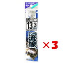 【 まとめ買い ×3個セット 】 「 釣り 針 SASAME ささめ針 ケン付流線 白 糸付 針:13 ハリス:3 」 【 楽天 月間MVP & 月間優良ショッ...