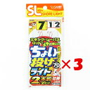 【 まとめ買い ×3個セット 】 「 釣り 仕掛 SASAME ささめ針 特選SL ちょい投げライト 2本針 針:7 ハリス:1 モトス:2 」 【 楽天 月間...