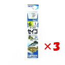 【 まとめ買い ×3個セット 】 「 OWNER オーナー シングルフック OH 白ケン付セイゴ 6号 ハリス1号 」 【 楽天 月間MVP & 月間優良ショッ...